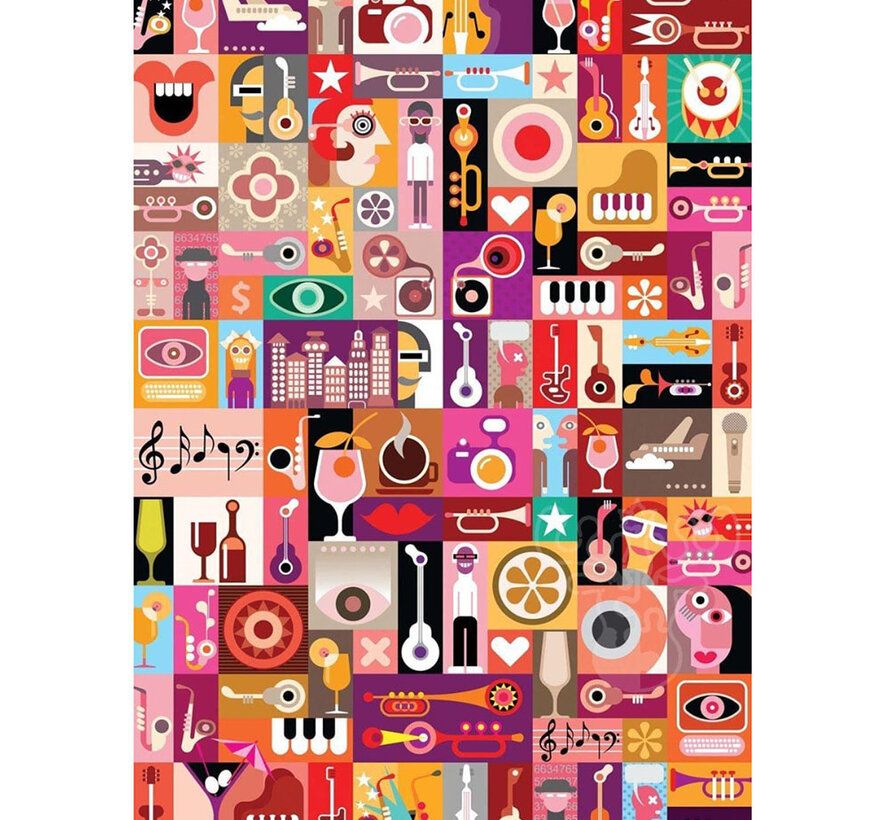 Nova Music Illustration Puzzle 1000pcs ONLINE ORDER ONLY