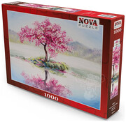 Nova Nova Pink Cherry Blossom Puzzle 1000pcs ONLINE ORDER ONLY