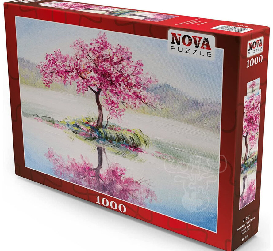 Nova Pink Cherry Blossom Puzzle 1000pcs ONLINE ORDER ONLY