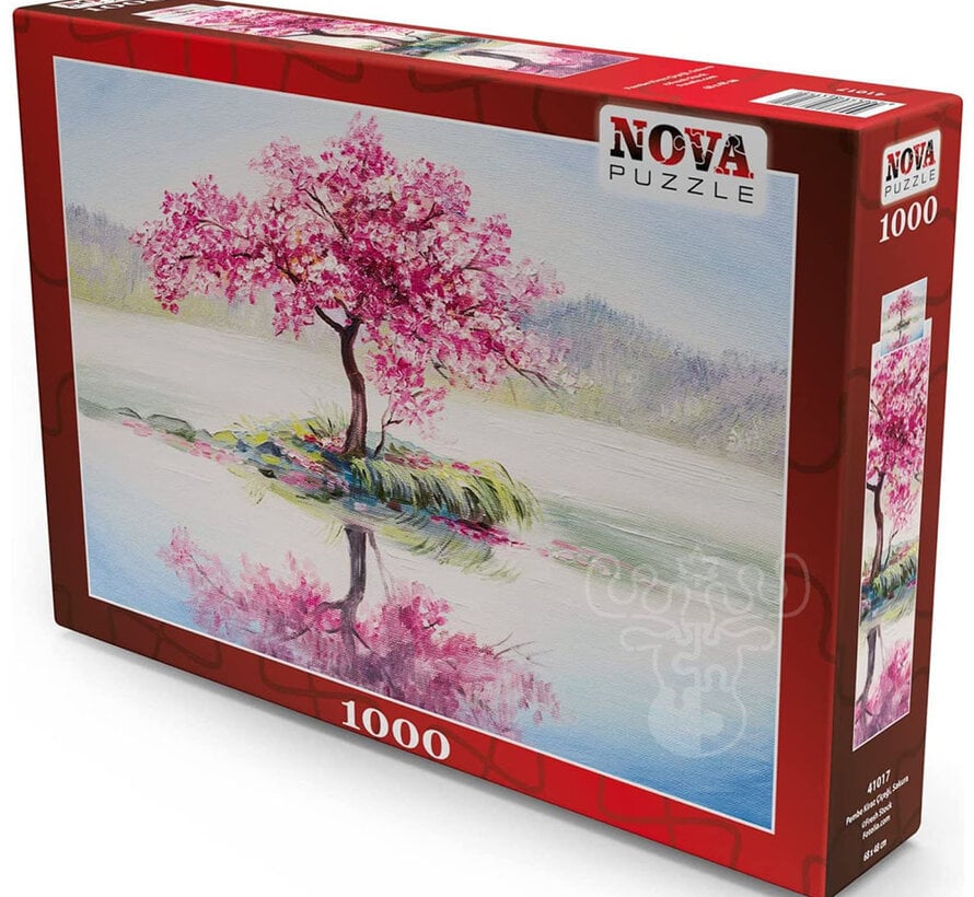 Nova Pink Cherry Blossom Puzzle 1000pcs