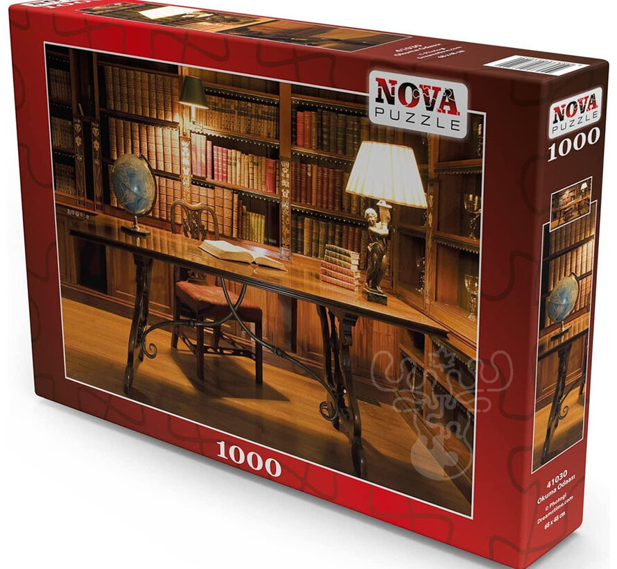 FINAL SALE Nova Reading Room Puzzle 1000pcs ONLINE ORDER ONLY