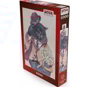 Nova FINAL SALE Nova Romantic Cat Puzzle 1000pcs ONLINE ORDER ONLY