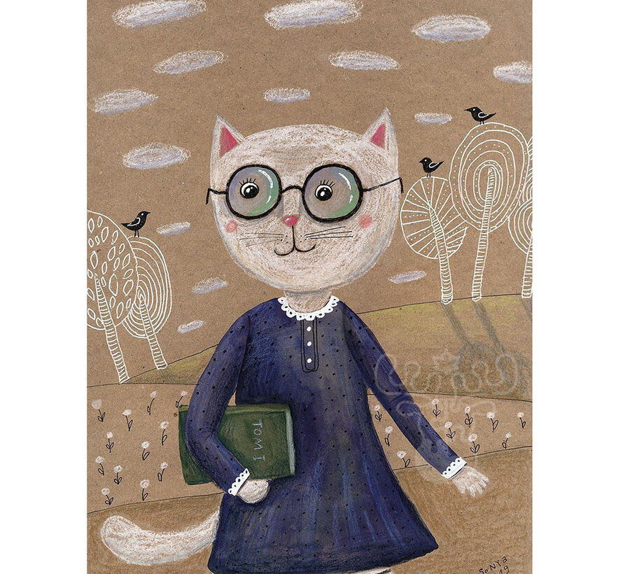 FINAL SALE Nova Sofya Saburova - Smart Cat Puzzle 1000pcs ONLINE ORDER ONLY