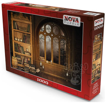 Nova FINAL SALE Nova Sorcerer's Library Puzzle 1000pcs ONLINE ORDER ONLY