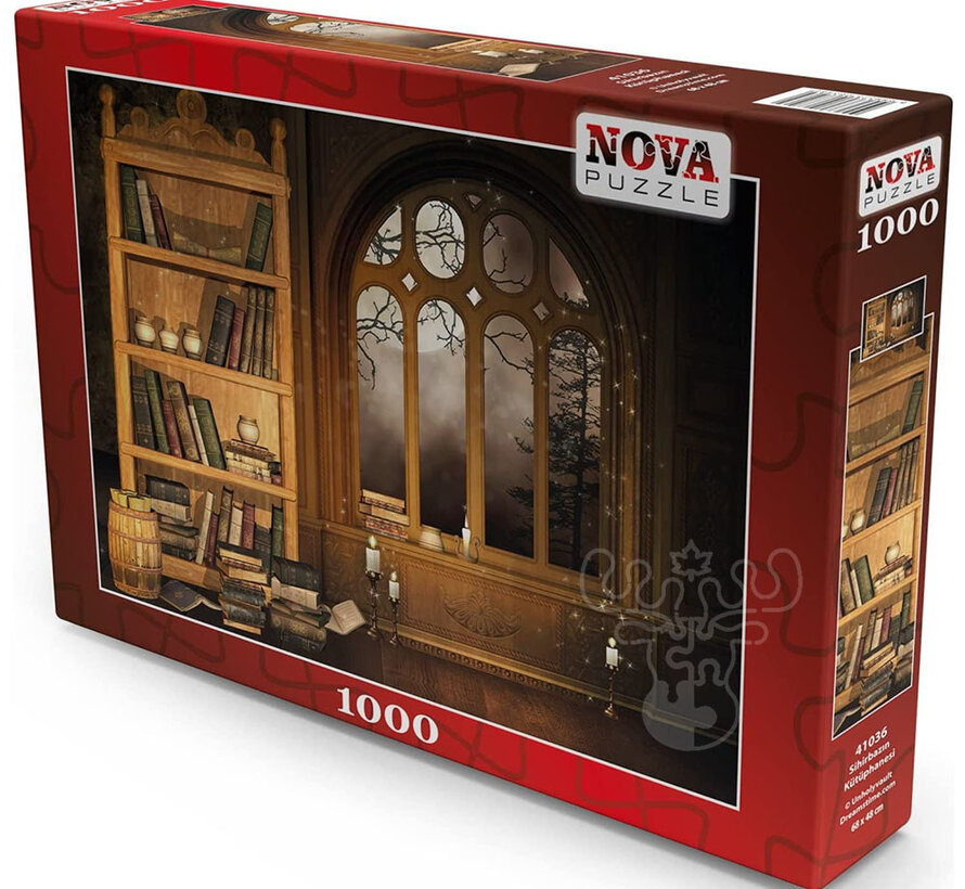 FINAL SALE Nova Sorcerer's Library Puzzle 1000pcs ONLINE ORDER ONLY