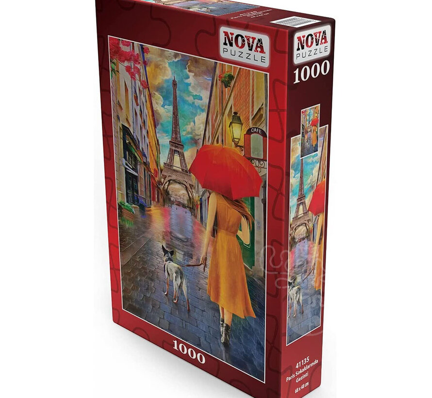 Nova Strolling the Streets of Paris Puzzle 1000pcs