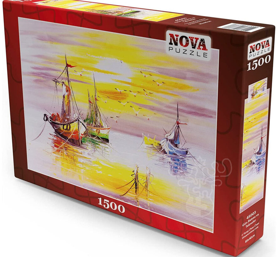 Nova Sunset and Boats Puzzle 1500pcs ONLINE ORDER ONLY