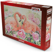 Nova FINAL SALE Nova Two Lover Flamingo Puzzle 1000pcs ONLINE ORDER ONLY