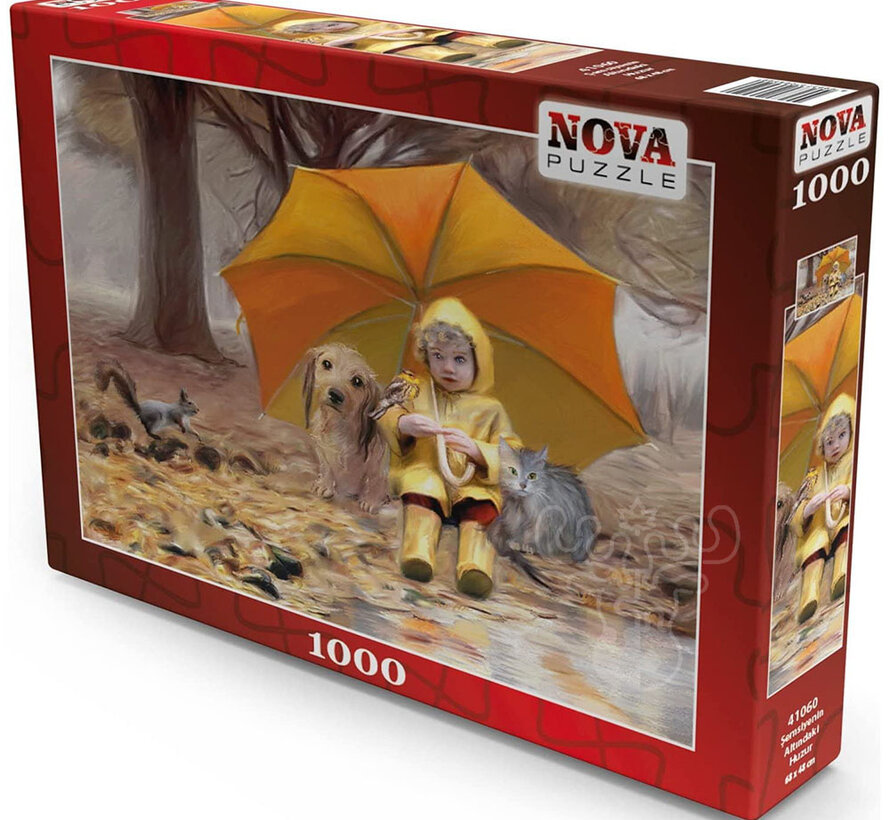 FINAL SALE Nova Under the Umbrella Puzzle 1000pcs ONLINE ORDER ONLY