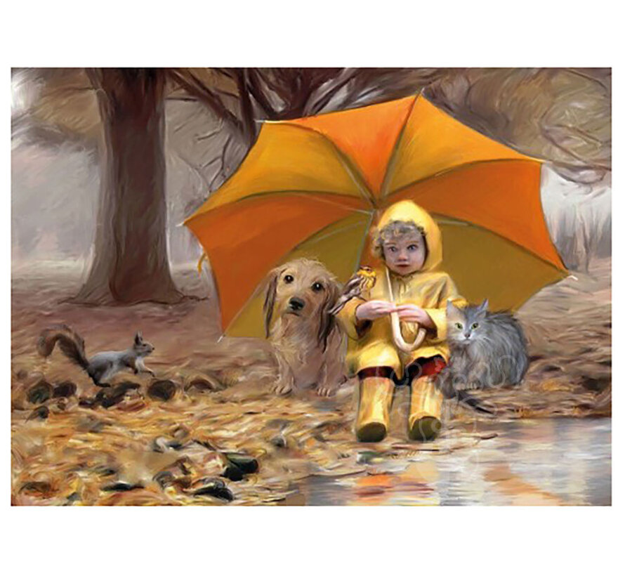 FINAL SALE Nova Under the Umbrella Puzzle 1000pcs ONLINE ORDER ONLY