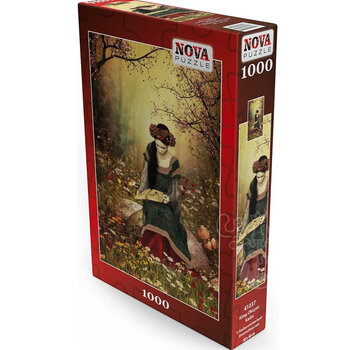 Nova FINAL SALE Nova Woman Reading a Book Puzzle 1000pcs ONLINE ORDER ONLY