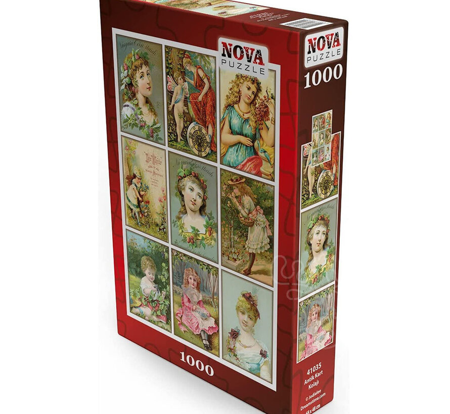 Nova Vintage Collage Puzzle 1000pcs ONLINE ORDER ONLY