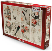 Nova FINAL SALE Nova Vintage Collage Puzzle 1000pcs ONLINE ORDER ONLY
