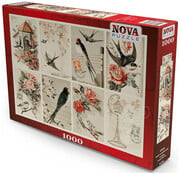 Nova Nova Vintage Collage Puzzle 1000pcs