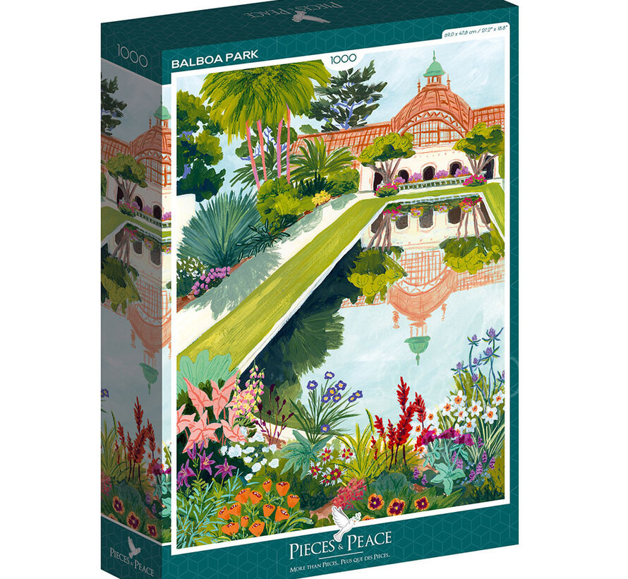 Pieces & Peace Balboa Park Puzzle 1000pcs