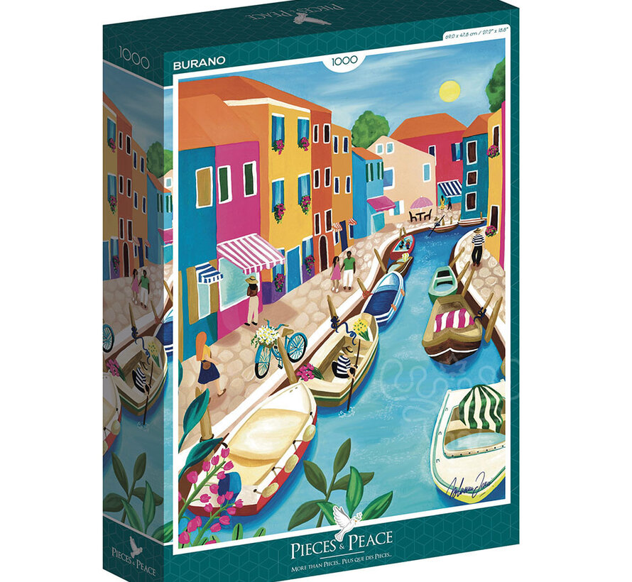 Pieces & Peace Burano Puzzle 1000pcs