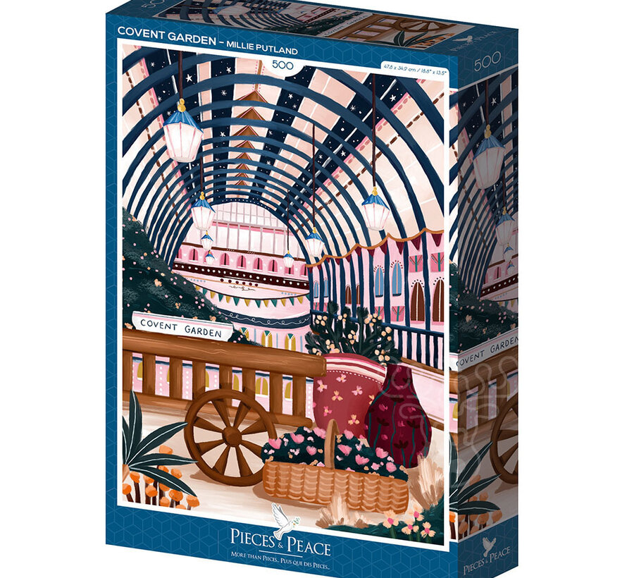 FINAL SALE Pieces & Peace Covent Garden Puzzle 500pcs RETIRED