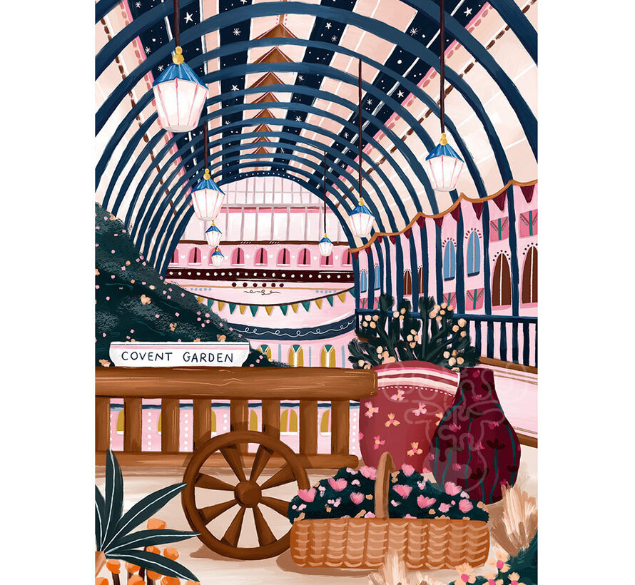 FINAL SALE Pieces & Peace Covent Garden Puzzle 500pcs RETIRED