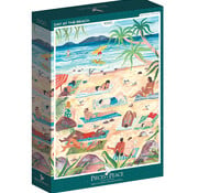 Pieces & Peace Pieces & Peace Day at the Beach Puzzle 1000pcs