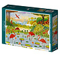 Pieces & Peace Flamants des Caraïbes Puzzle 1000pcs