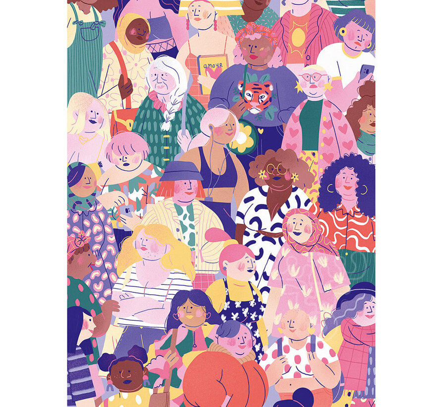 Pieces & Peace Foule Puzzle 1000pcs