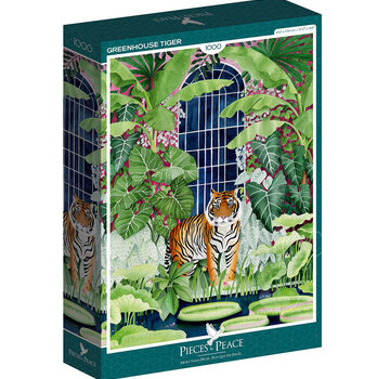Pieces & Peace Pieces & Peace Greenhouse Tiger Puzzle 1000pcs