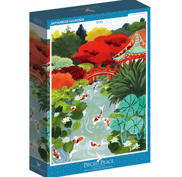 Pieces & Peace Pieces & Peace Japanese Garden Puzzle 1500pcs