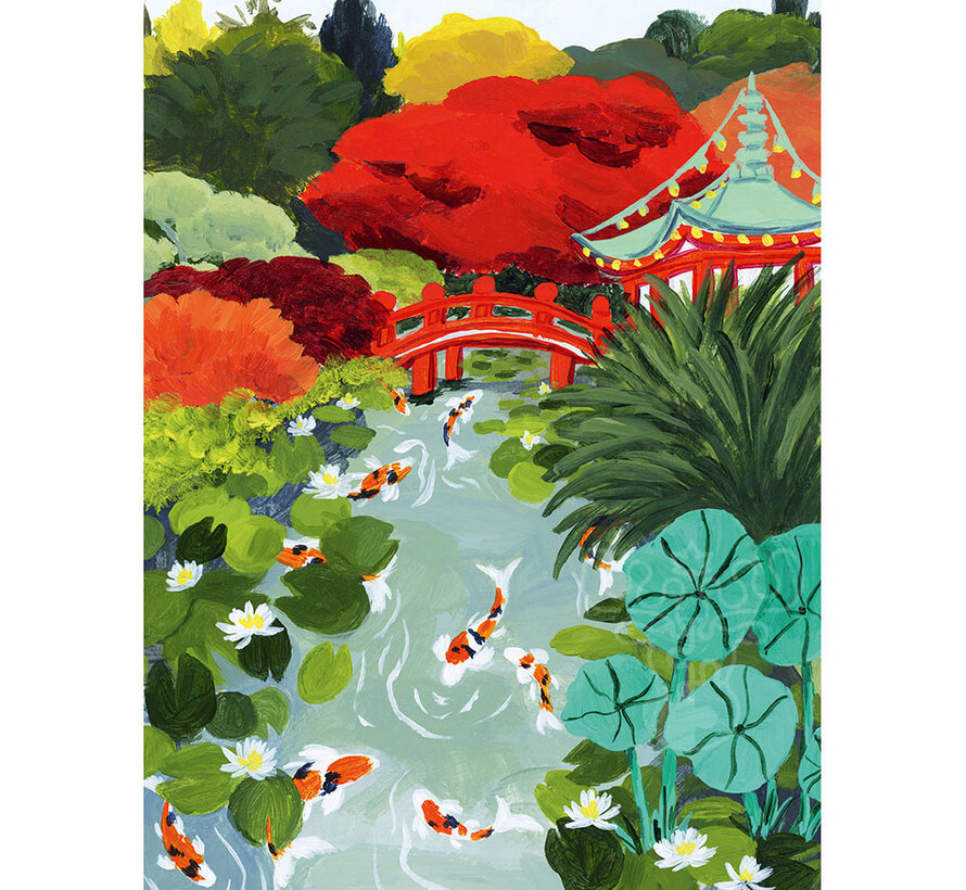 Pieces & Peace Japanese Garden Puzzle 1500pcs