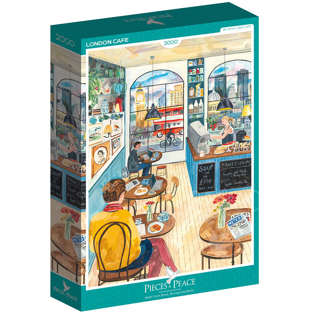 Pieces & Peace London Cafe Puzzle 2000pcs Puzzles Canada