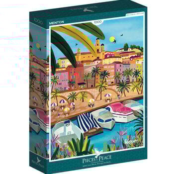 Pieces & Peace Pieces & Peace Menton Puzzle 1000pcs RETIRED