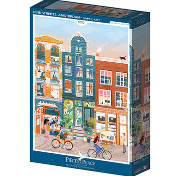Pieces & Peace Pieces & Peace Nine Streets, Amsterdam Puzzle 500pcs
