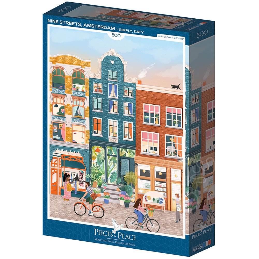 Pieces & Peace Nine Streets, Amsterdam Puzzle 500pcs Puzzles Canada