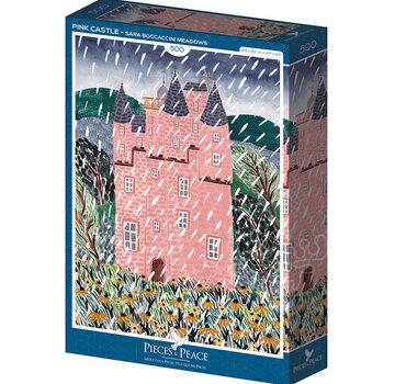 Pieces & Peace Pieces & Peace Pink Castle Puzzle 500pcs