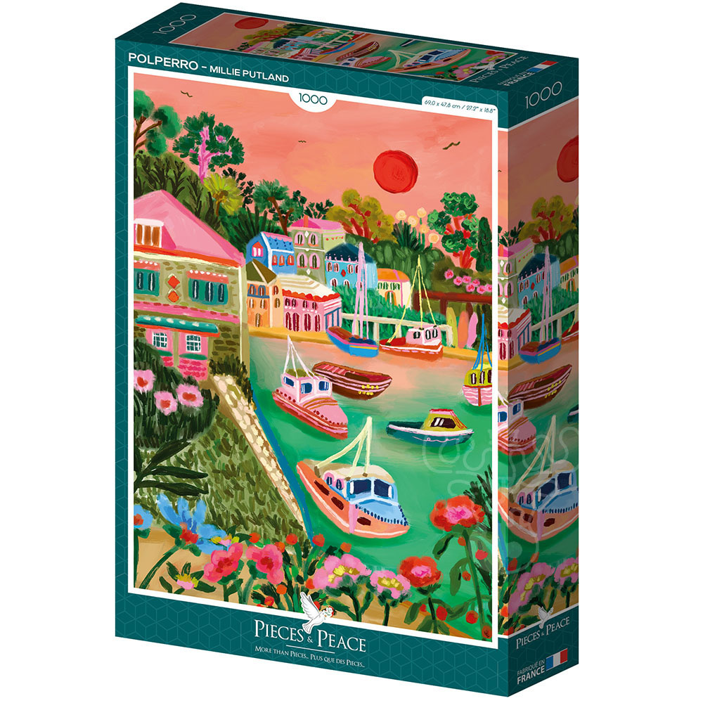 Pieces & Peace Polperro Puzzle 1000pcs Puzzles Canada
