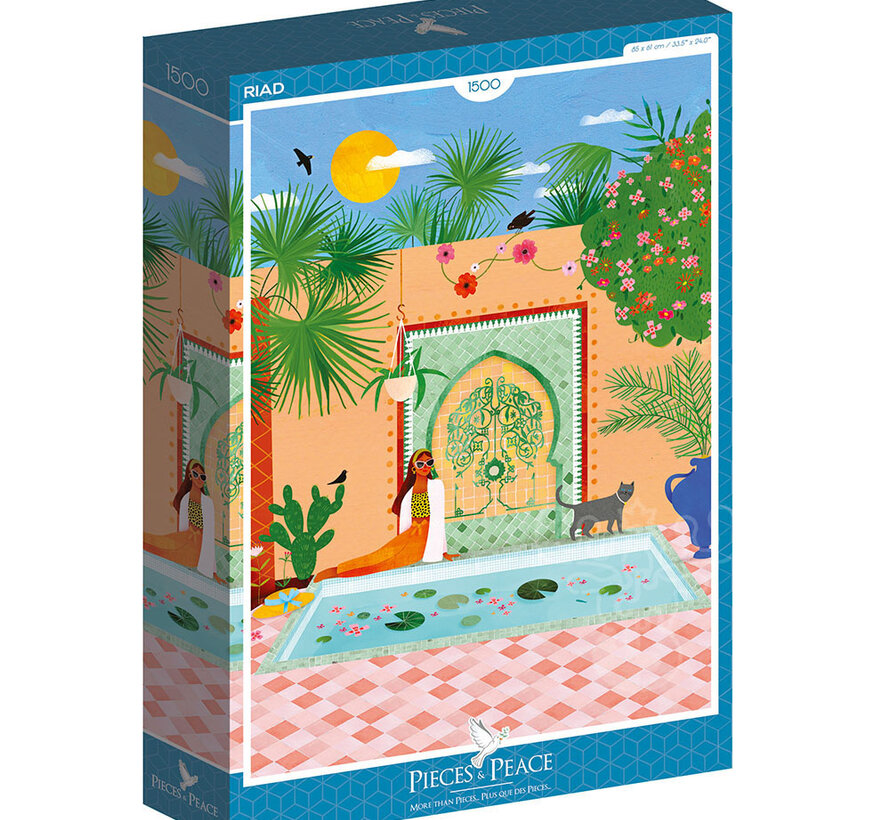 Pieces & Peace Riad Puzzle 1500pcs RETIRED