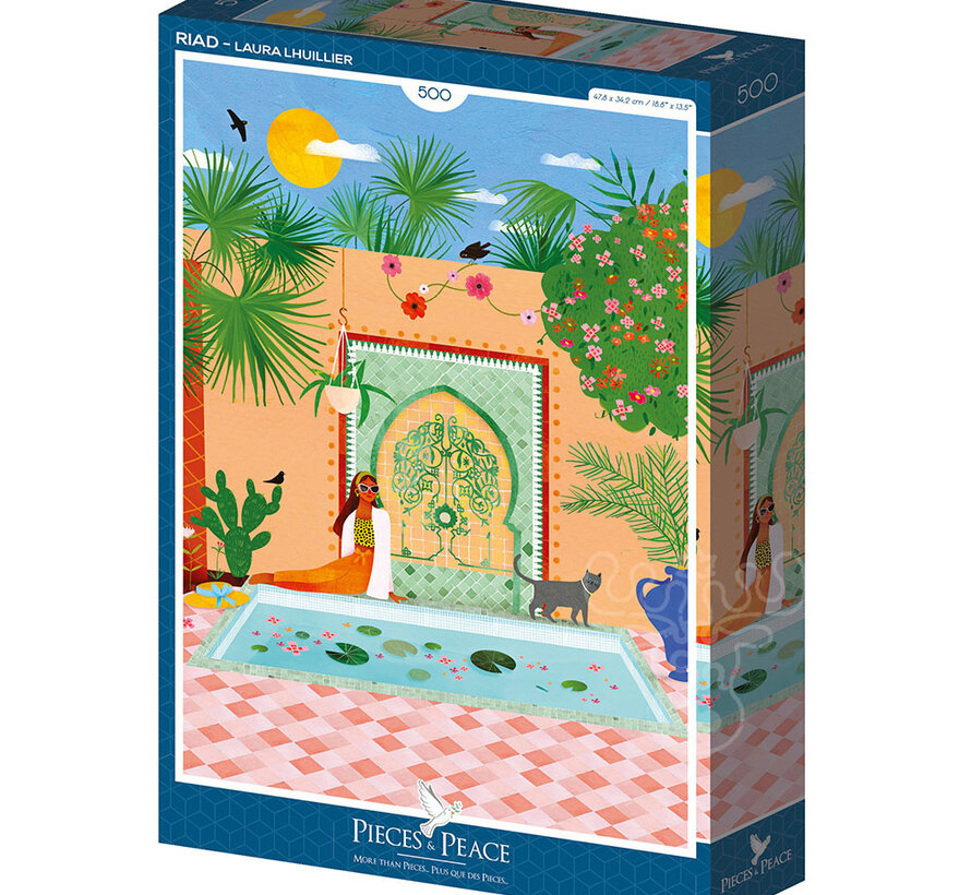 Pieces & Peace Riad Puzzle 500pcs RETIRED