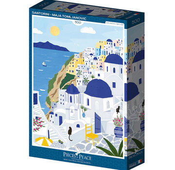 Pieces & Peace Pieces & Peace Santorini Puzzle 500pcs