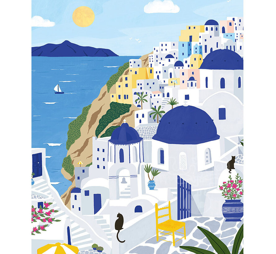 Pieces & Peace Santorini Puzzle 500pcs