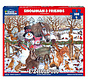 White Mountain Snowman & Friends E-Z Hold Puzzle 300pcs