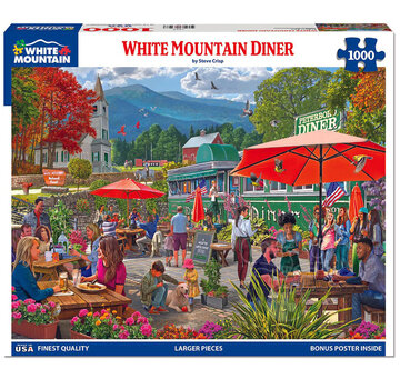 White Mountain White Mountain White Mountain Diner Puzzle 1000pcs