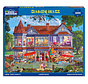 White Mountain Summer House Puzzle 1000pcs