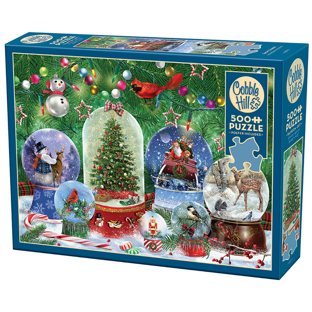 Cobble Hill Snow Globes Puzzle 500pcs Puzzles Canada