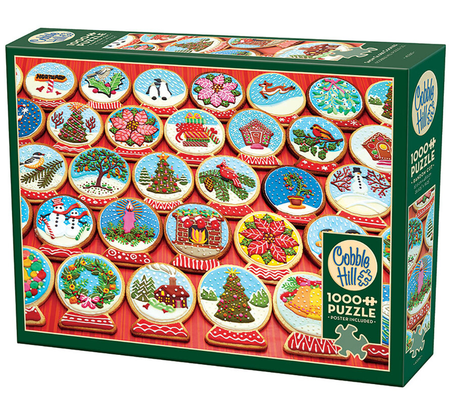 Cobble Hill Snow Globe Cookies Puzzle 1000pcs