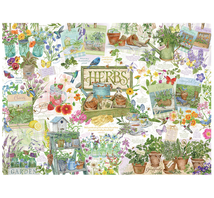 Cobble Hill Herb Garden Puzzle 1000pcs