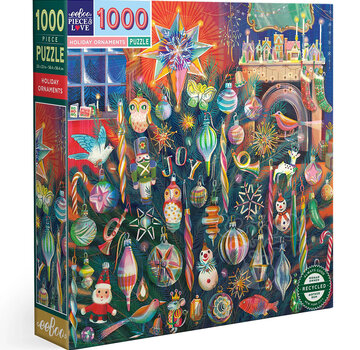 EeBoo eeBoo Holiday Ornaments Puzzle 1000pcs