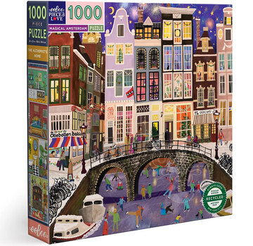 EeBoo eeBoo Magical Amsterdam Puzzle 1000pcs