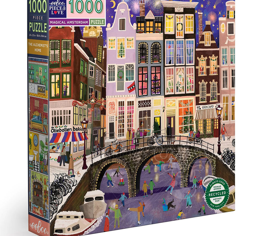 eeBoo Magical Amsterdam Puzzle 1000pcs