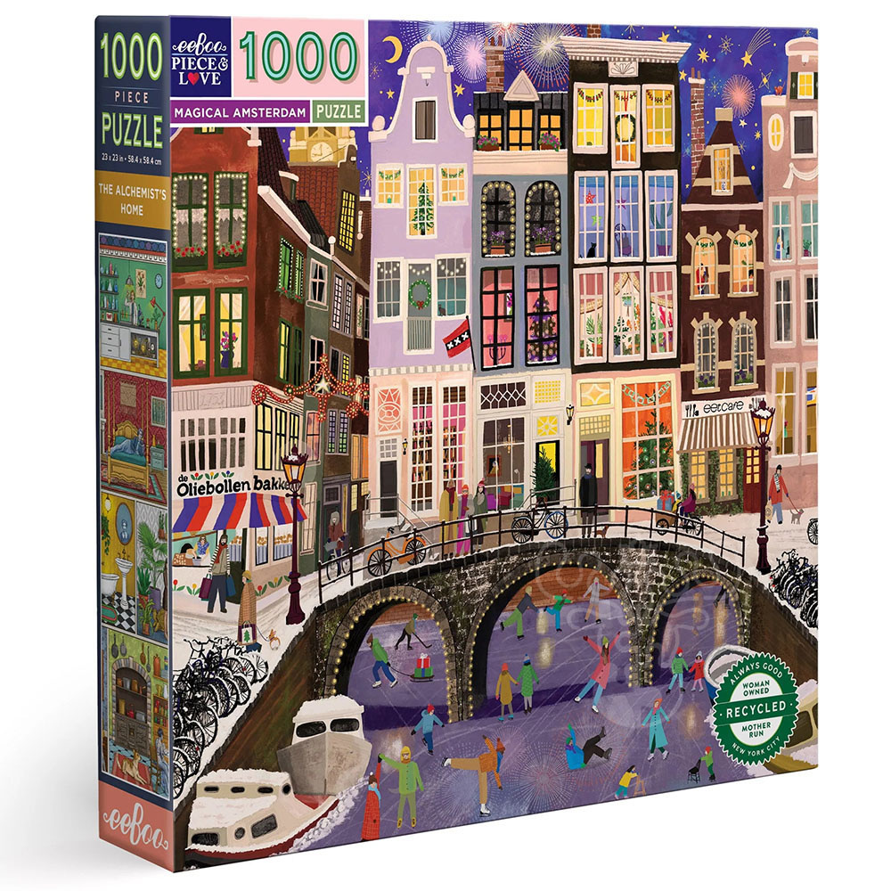 Schmidt Spiele Puzzle Amsterdam, 1000 Pezzi, Prodotto Di Alta Qualità