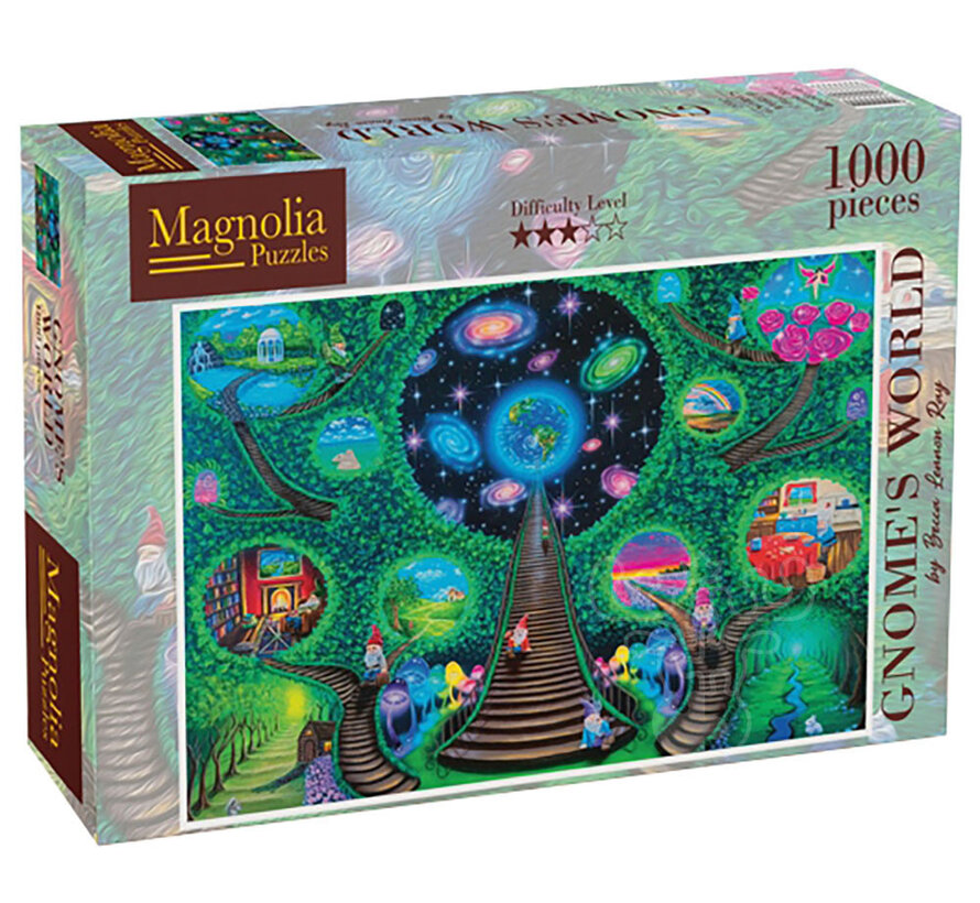 Magnolia Gnome's World Puzzle 1000pcs