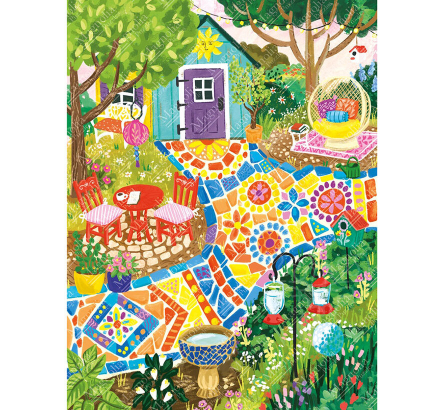 Magnolia Garden Mosaic Puzzle 1000pcs
